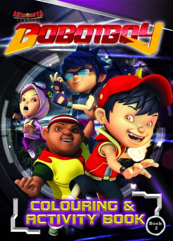  BOBOIBOY  Movie  Series Colouring  and Activity Book 2  