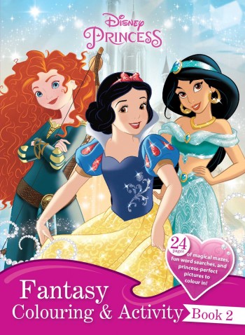 Disney Princess Fantasy Colouring and Activity Book 2 