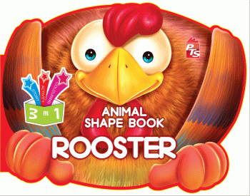 Animal Shape Book - Rooster - Buku - PTS