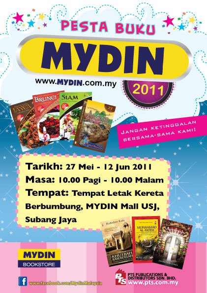 Penulis Novel  Sejarah Nombor 1 Meriahkan Pesta Buku  Mydin 