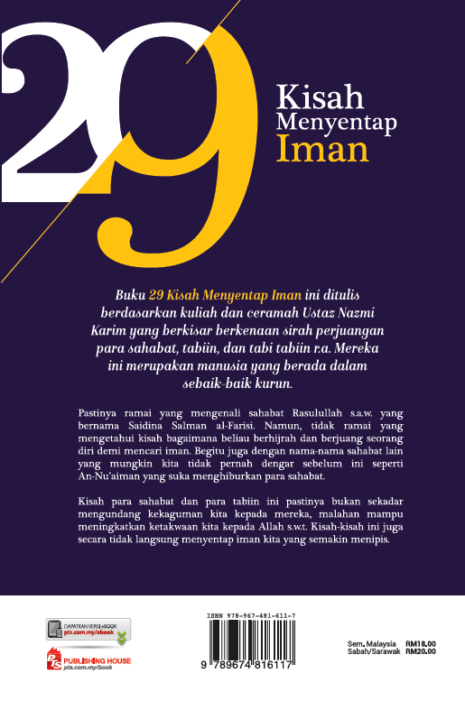 29 Kisah Menyentap Iman - Buku - PTS