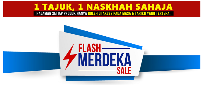 Flash merdeka sales