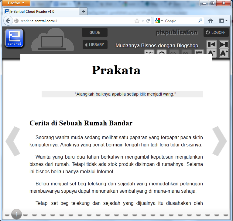 Cloud Reader ebook