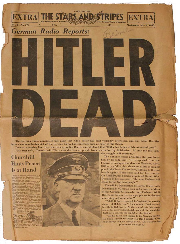 News Hitler Dead